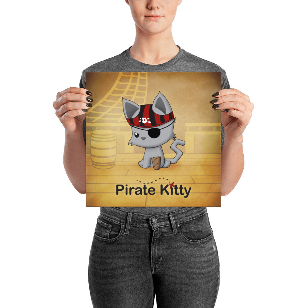 Pirate Kitty Poster