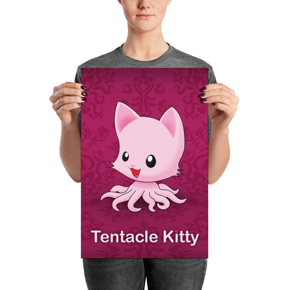Tentacle Kitty Poster