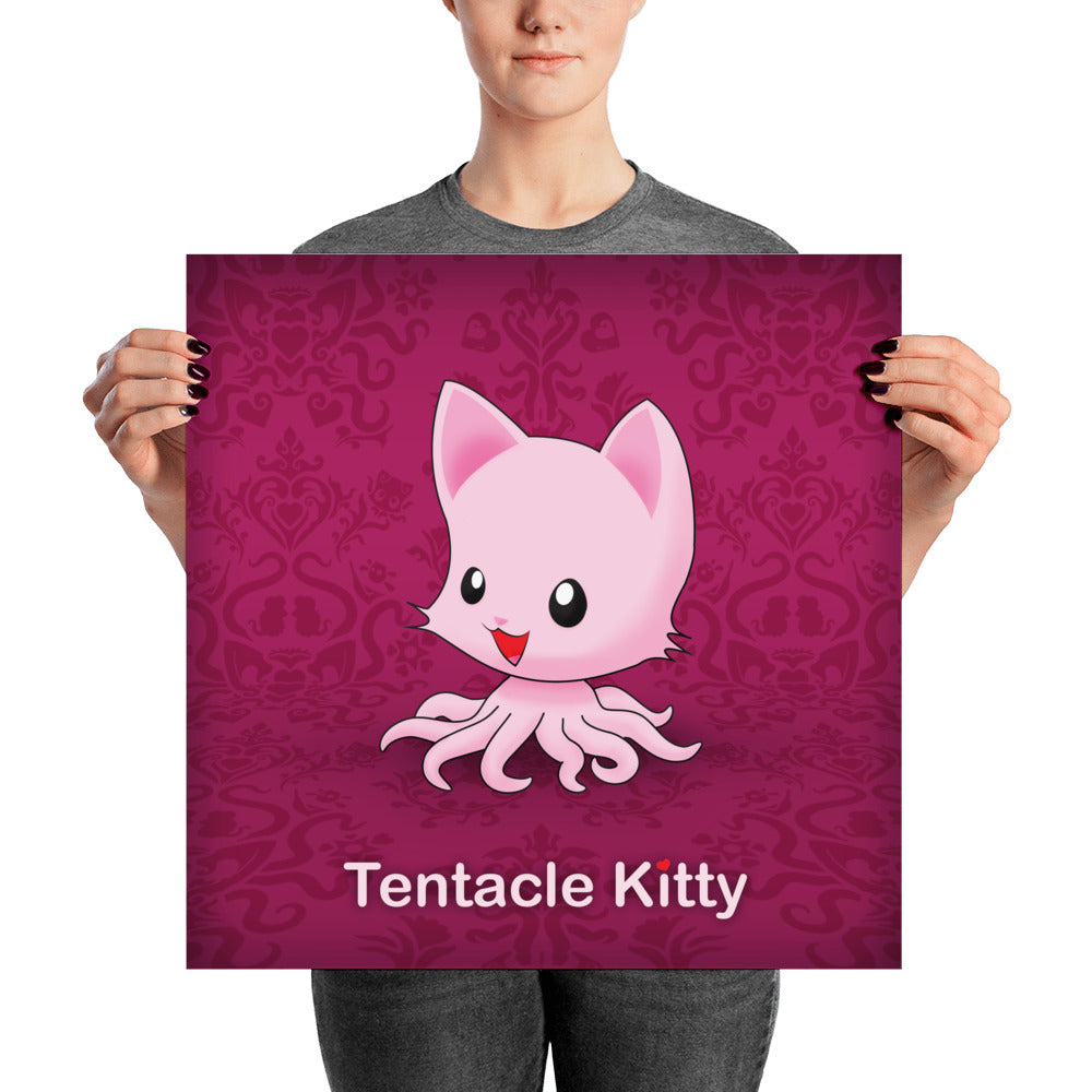 Tentacle Kitty Poster