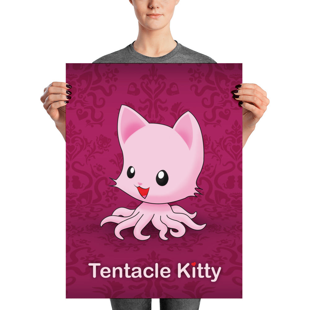 Tentacle Kitty Poster