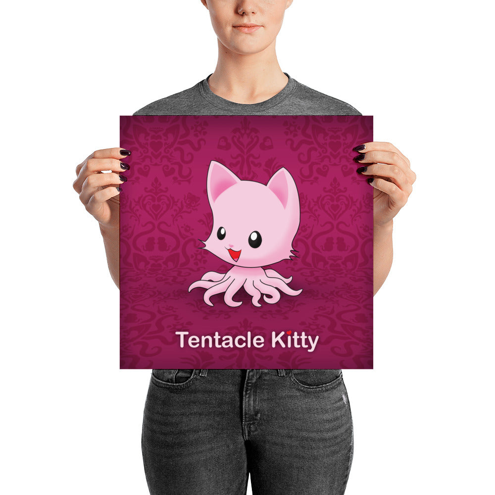 Tentacle Kitty Poster