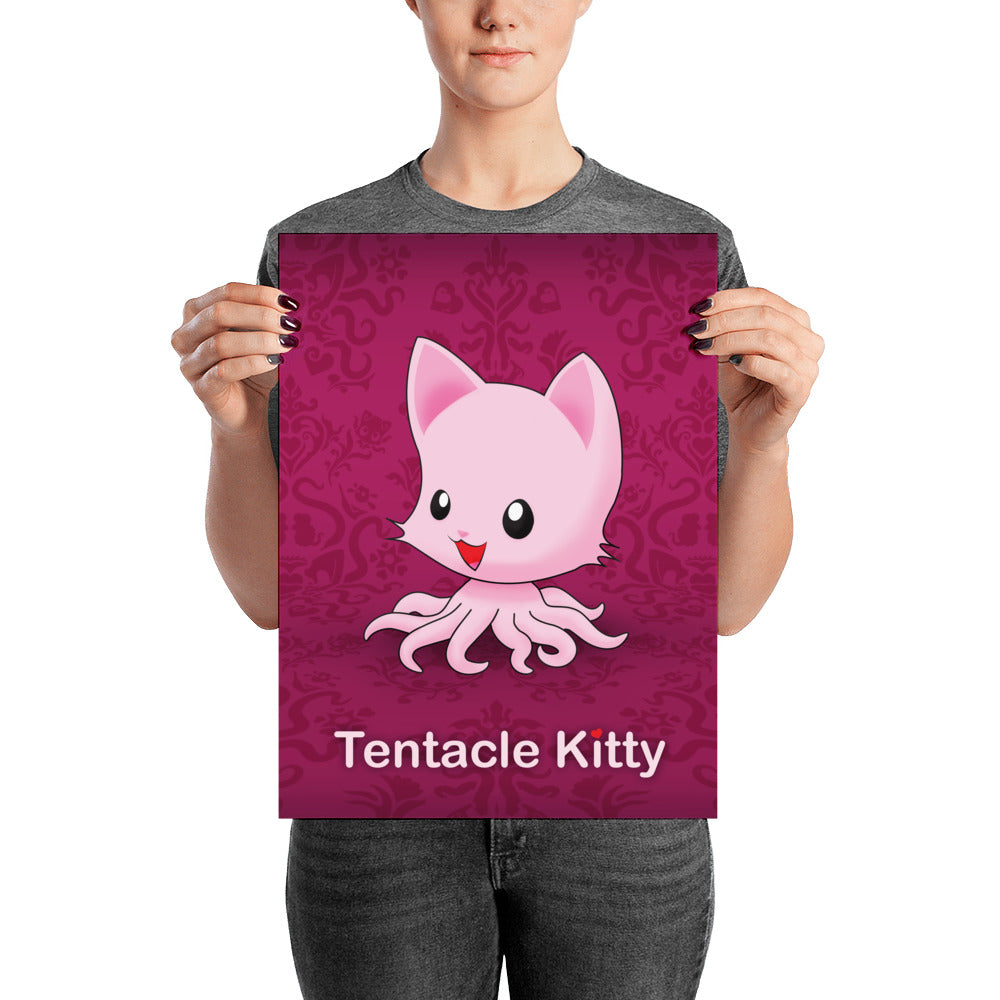 Tentacle Kitty Poster