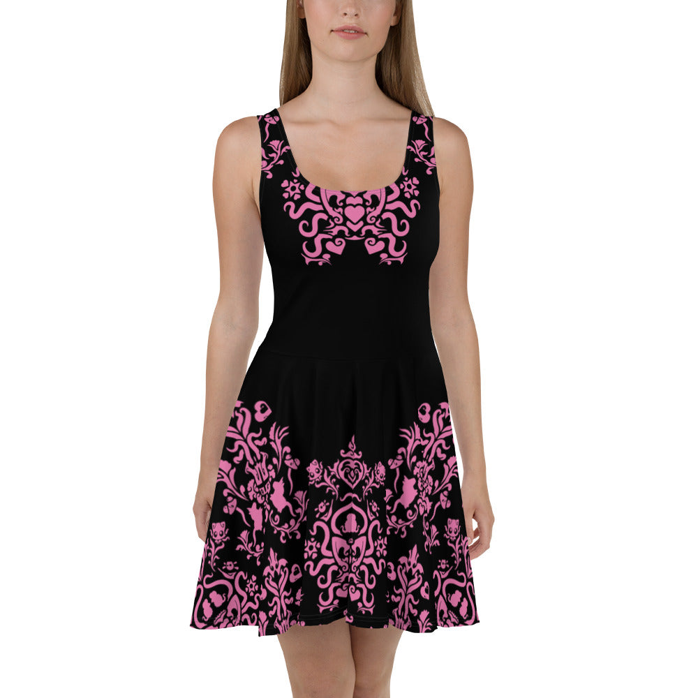 Pink Victorian Skater Dress