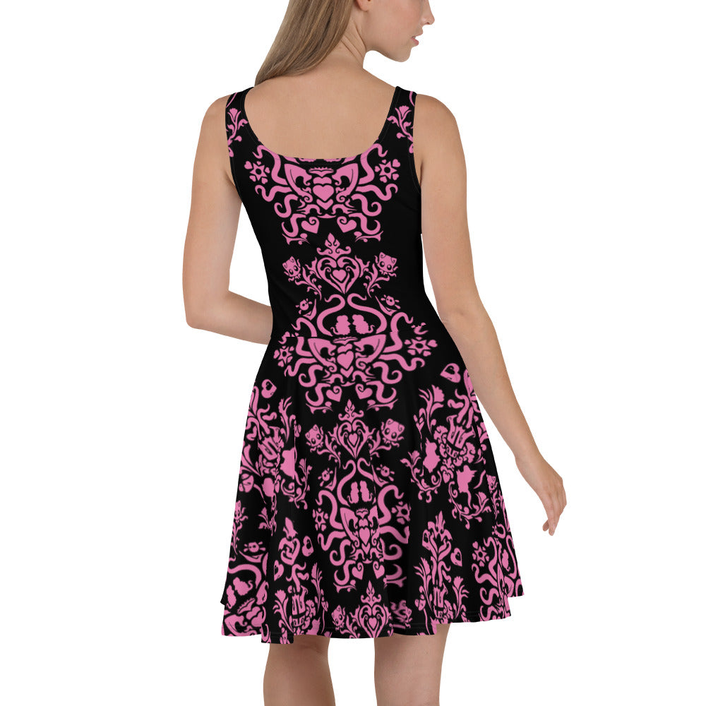 Pink Victorian Skater Dress