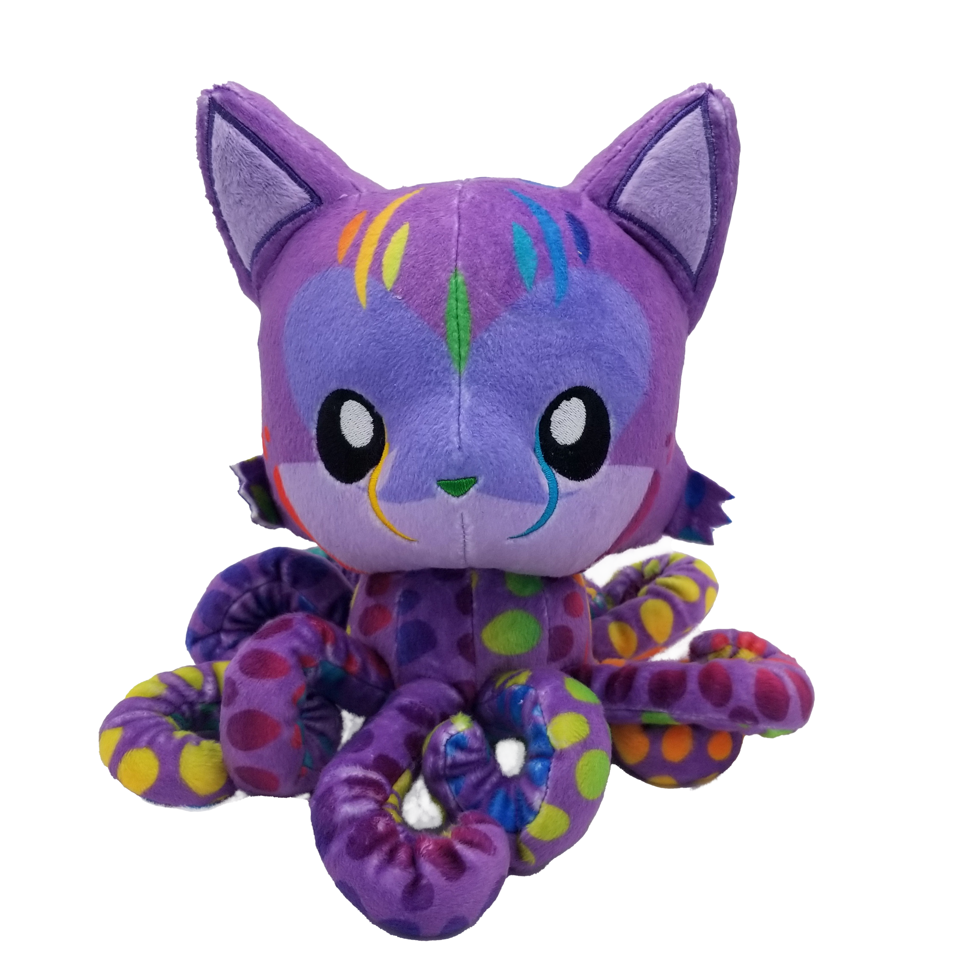 Rainbow Cheetah Tentacle Kitty