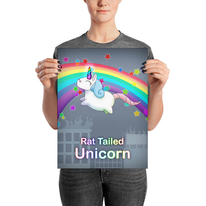 Rat Tailed Unicorn Poster