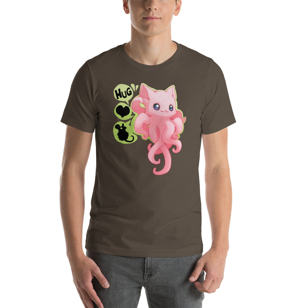 Hugs Love Cotton Candy Mice Short-Sleeve Unisex T-Shirt