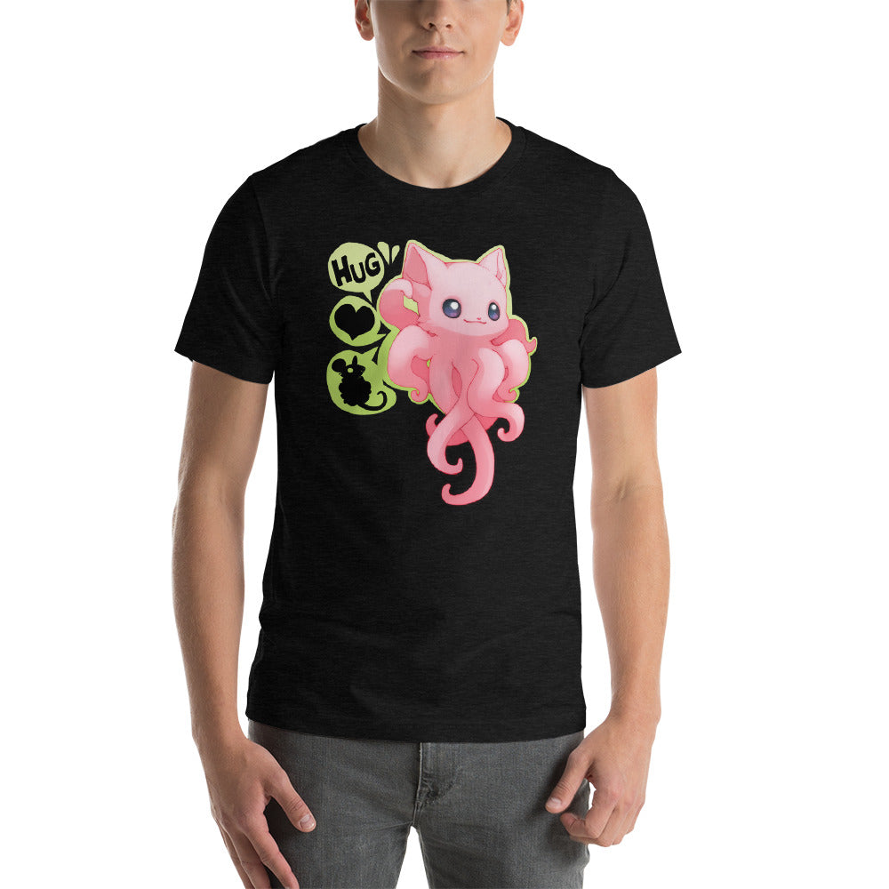 Hugs Love Cotton Candy Mice Short-Sleeve Unisex T-Shirt