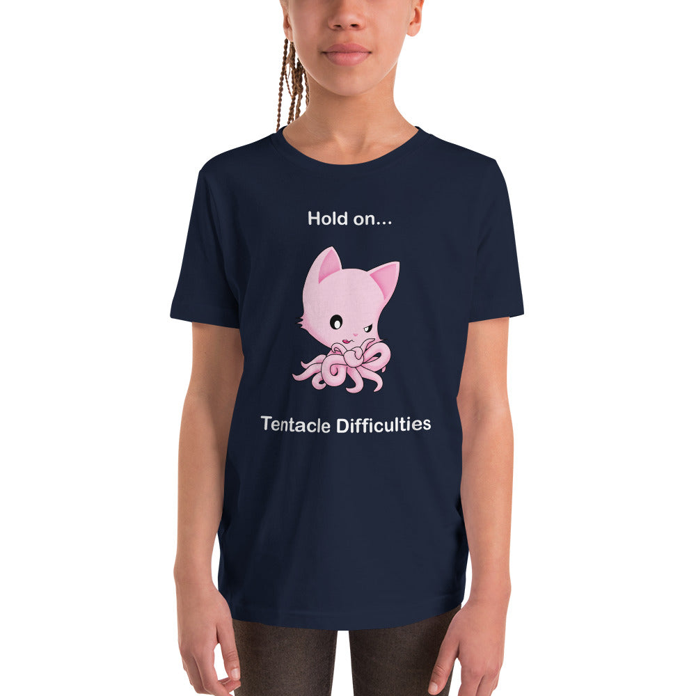 Tentacle Difficulties Youth Short Sleeve T-Shirt