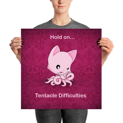 Tentacle Difficulties Poster