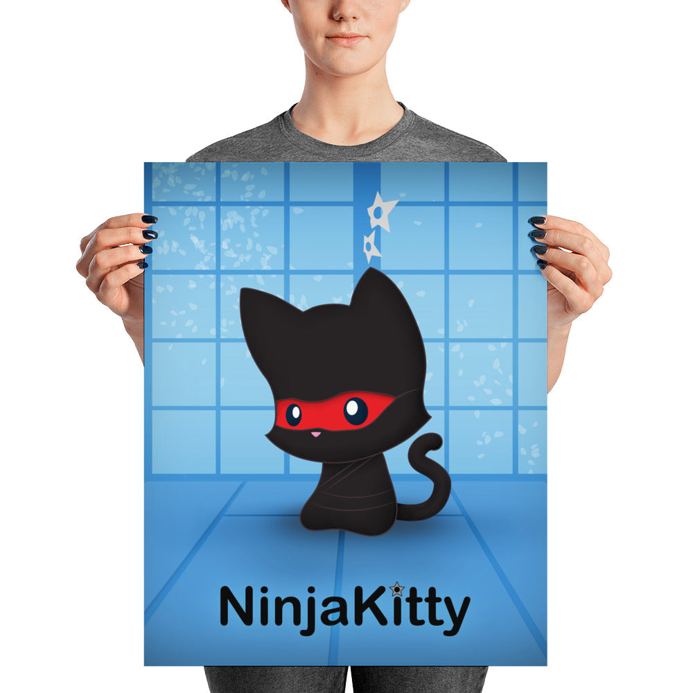 Ninja Kitty Poster