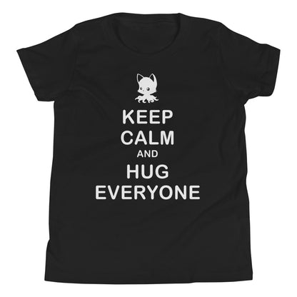 Keep Calm and Hug Everyone Youth Short Sleeve T-Shirt