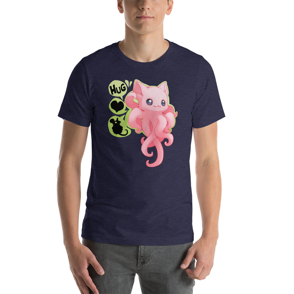 Hugs Love Cotton Candy Mice Short-Sleeve Unisex T-Shirt