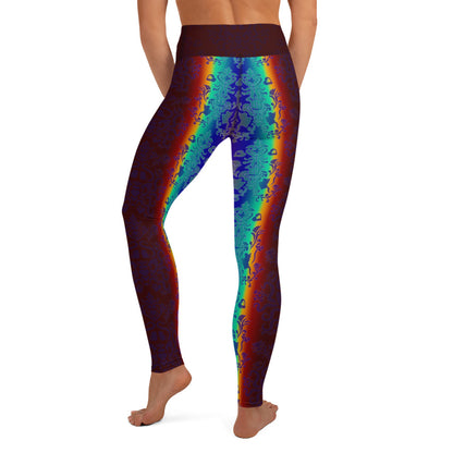 Dark Rainbow Yoga Leggings