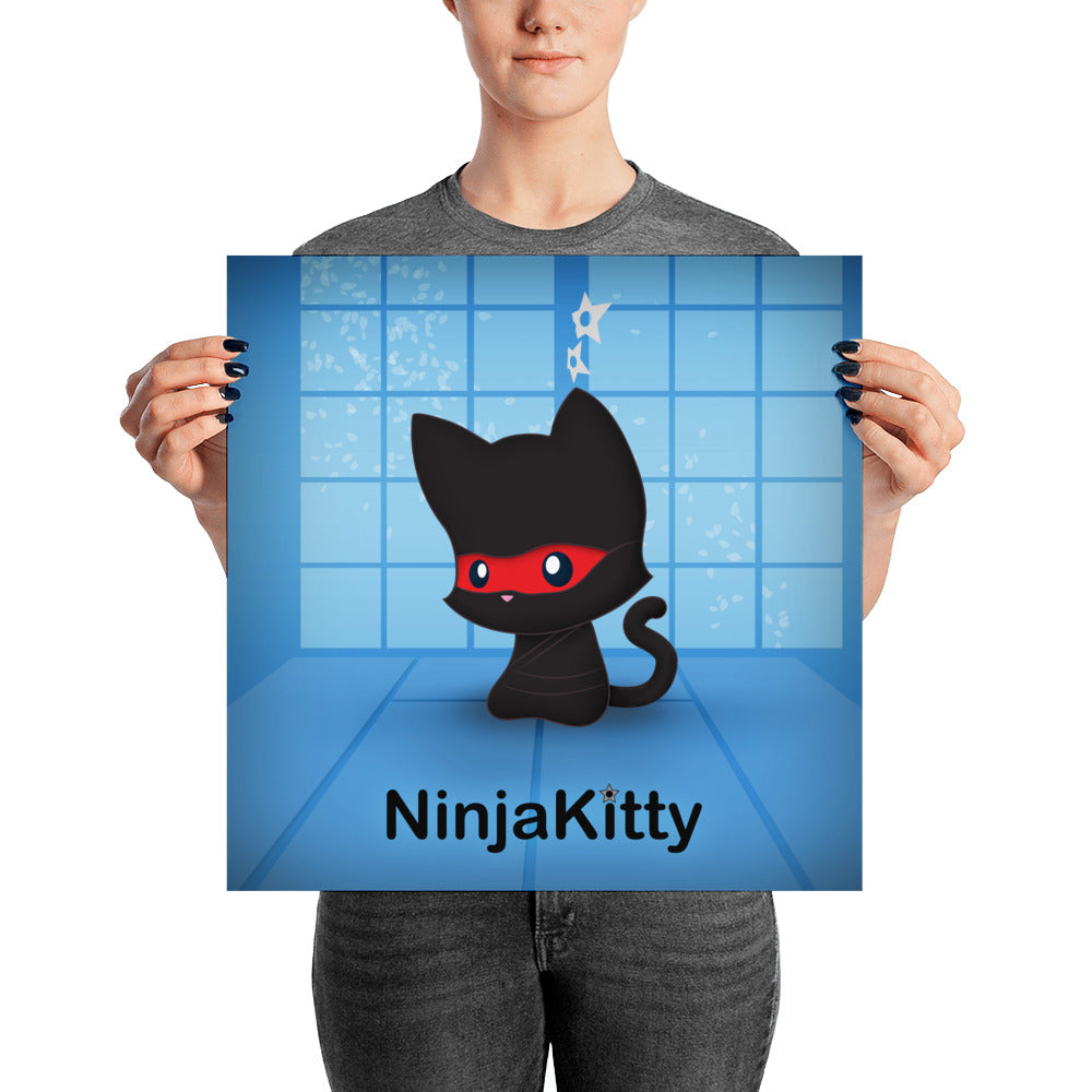 Ninja Kitty Poster