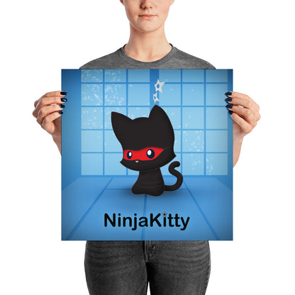 Ninja Kitty Poster