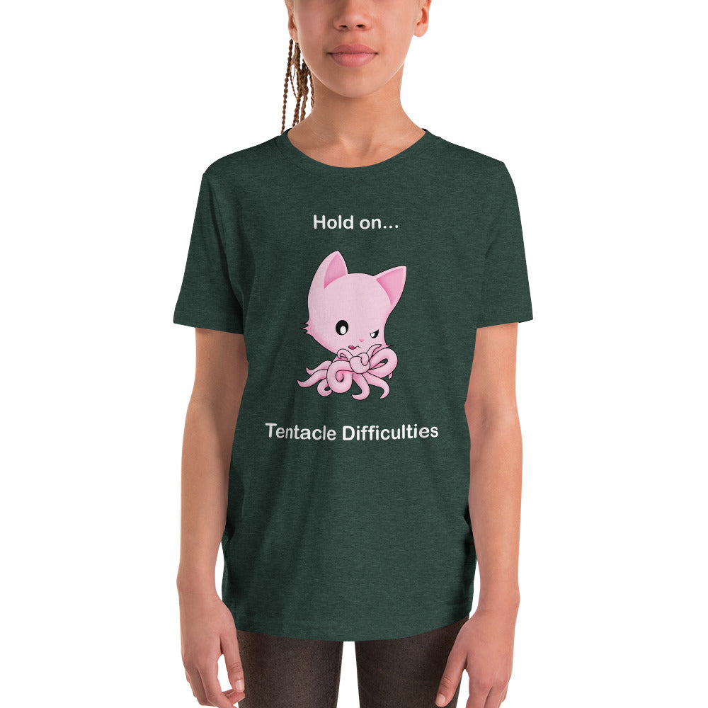 Tentacle Difficulties Youth Short Sleeve T-Shirt