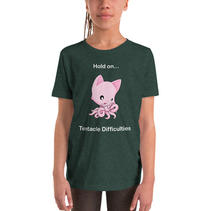 Tentacle Difficulties Youth Short Sleeve T-Shirt