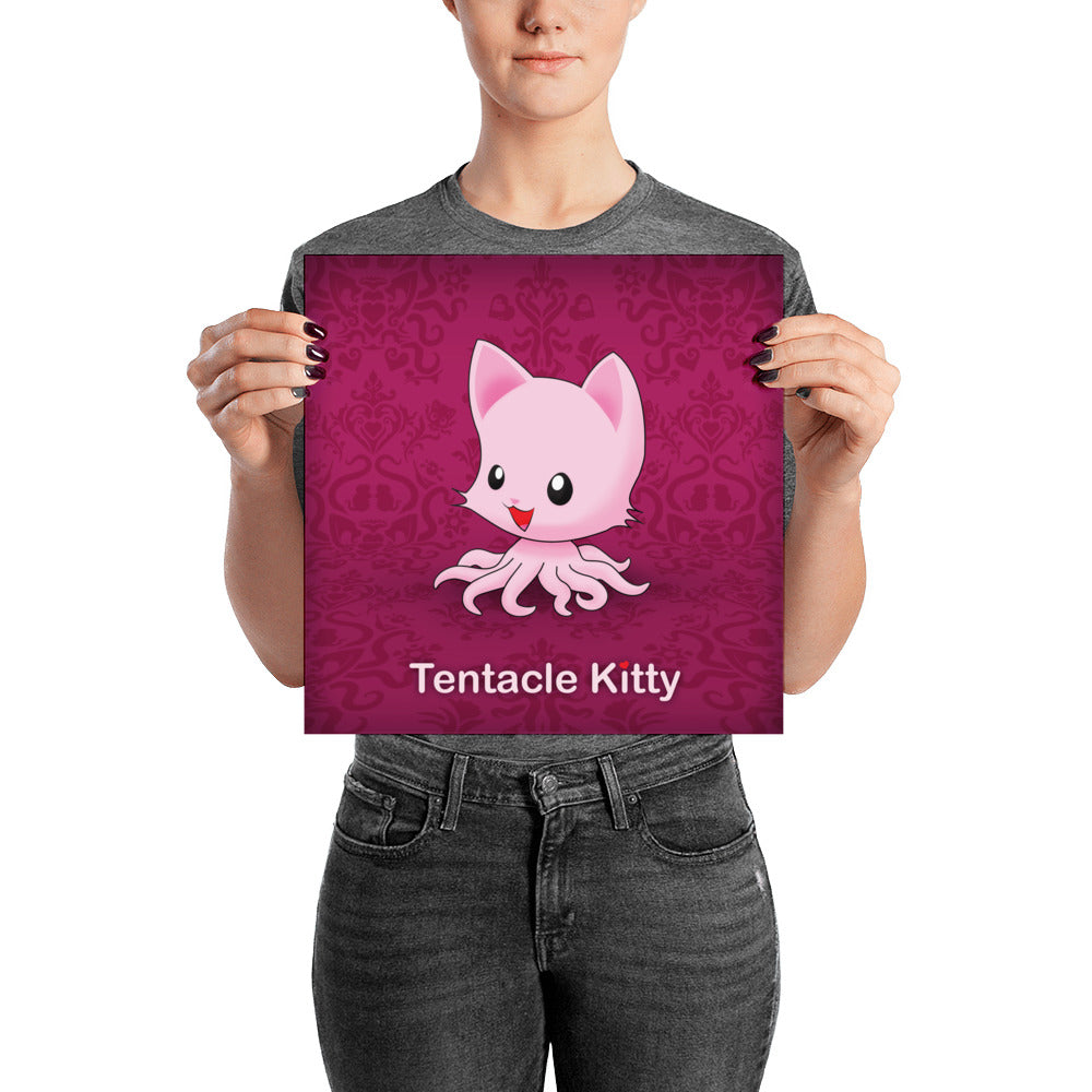 Tentacle Kitty Poster