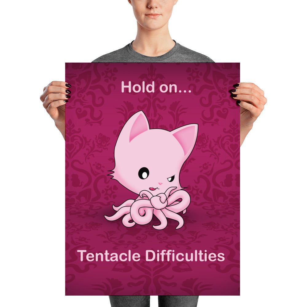 Tentacle Difficulties Poster