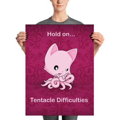 Tentacle Difficulties Poster