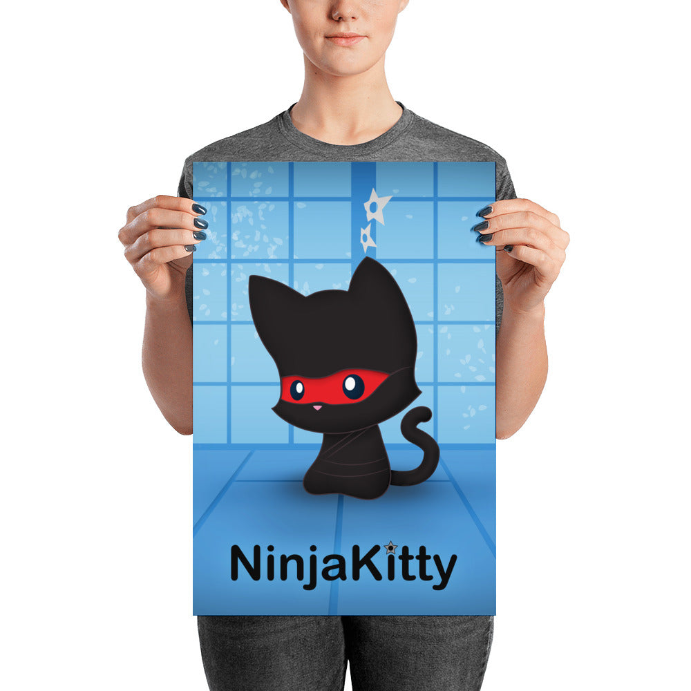 Ninja Kitty Poster