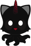 black unicorn kitty