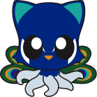 peacock kitty