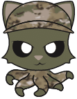 Military Kitty Little One